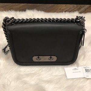 NWT Coach Swagger F54640 Leather Shoulder Bag